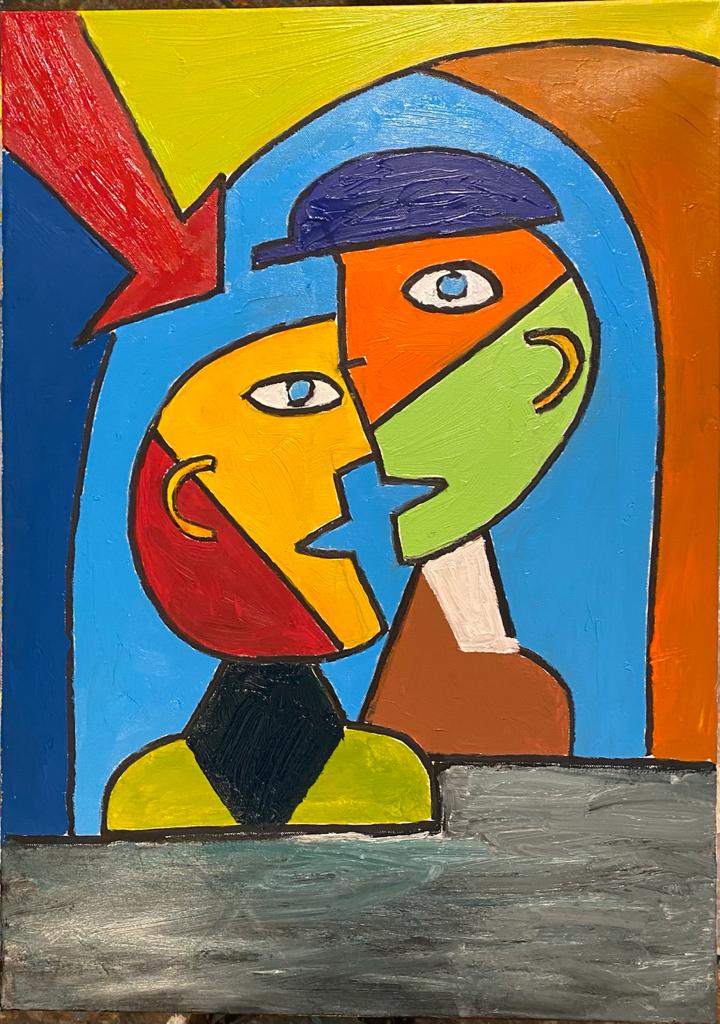 FACE TO FACE | 50x70cm